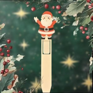 Santa On Top Bookmark