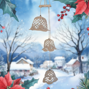 Crochet Christmas Bells Pendant