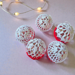 Crochet Acrylic Baubles