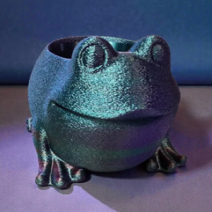 Frog-shaped flower pot