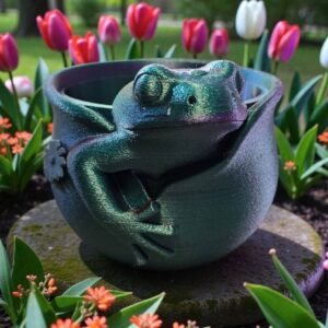 Frog planter